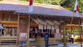 市森神社の秋祭り