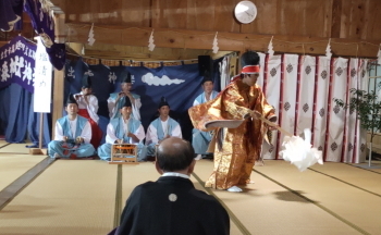 市森神社の秋祭り