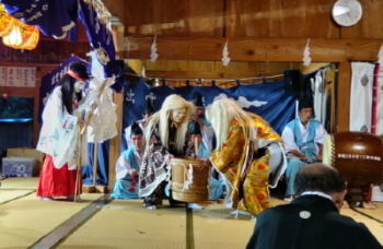 市森神社の秋祭り