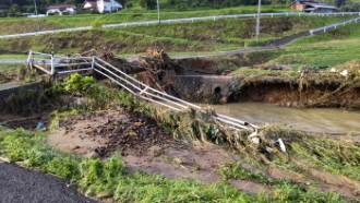 豪雨被害について