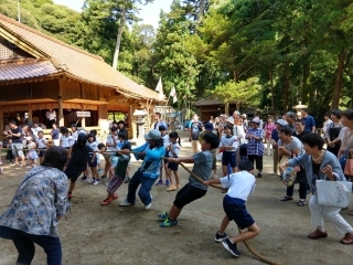 市森神社の夏祭り