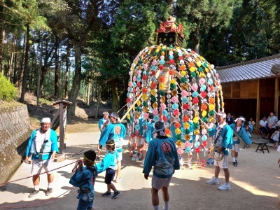 市森神社の夏祭り