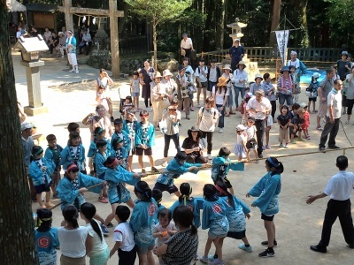 市森神社の夏祭り