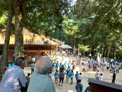 市森神社の夏祭り