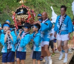 市森神社の夏祭り