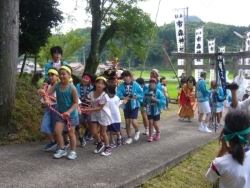 市森神社の夏祭り