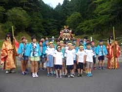 市森神社の夏祭り